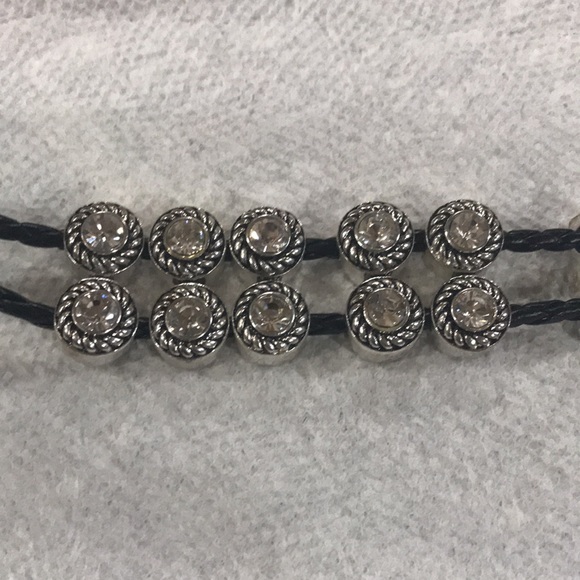 Brighton Black and Clear Swarovski crystals. In excellent condition. - Picture 2 of 3